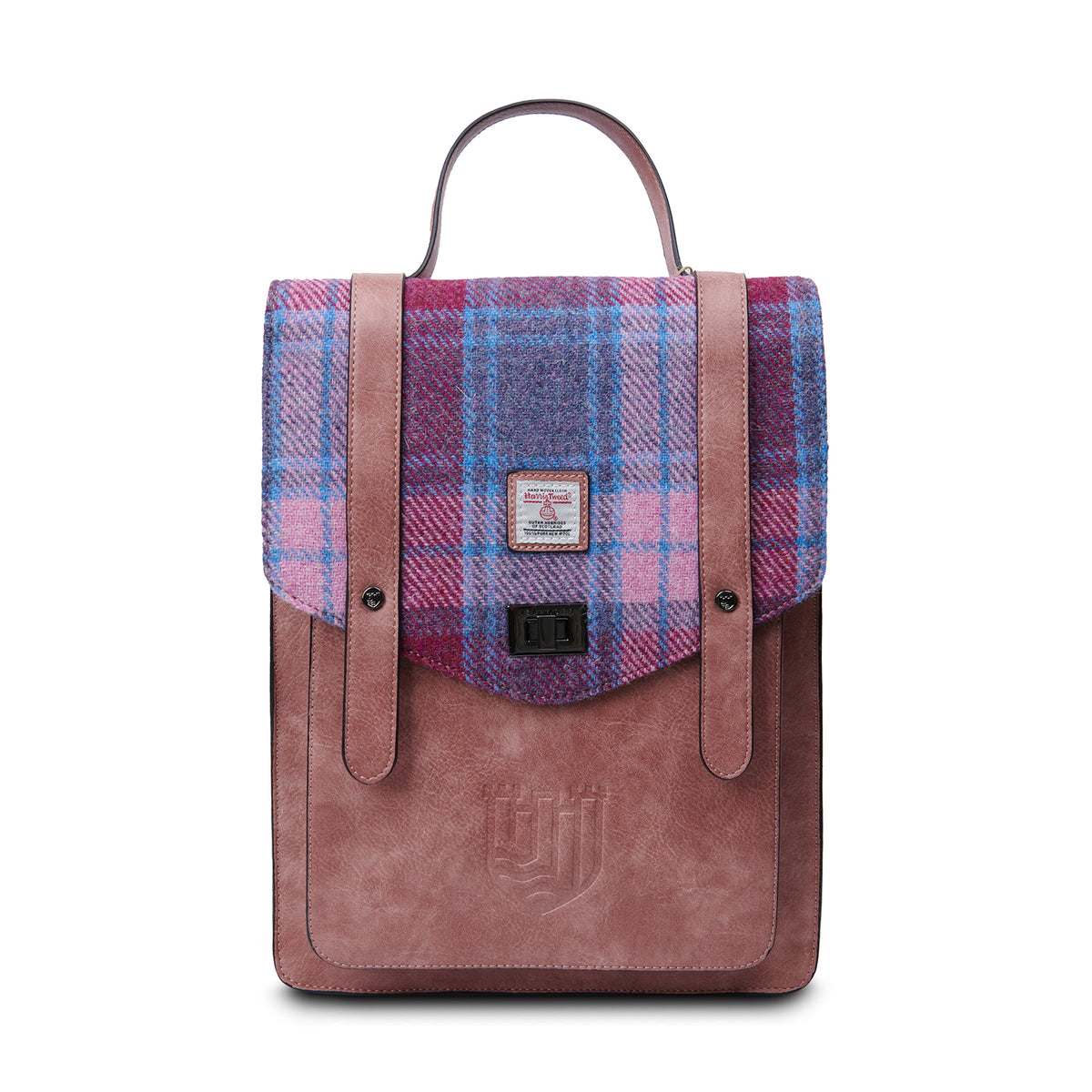 The Carloway Laptop Backpack – Pink and Blue