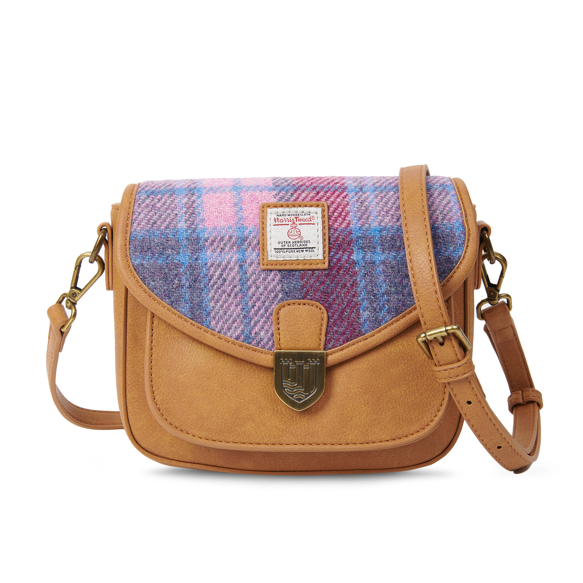 The Mini Saddle Bag – Pink and Blue