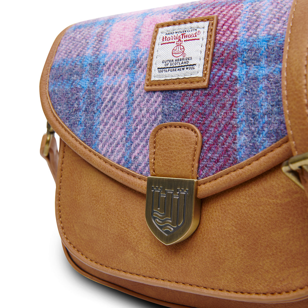 The Mini Saddle Bag – Pink and Blue