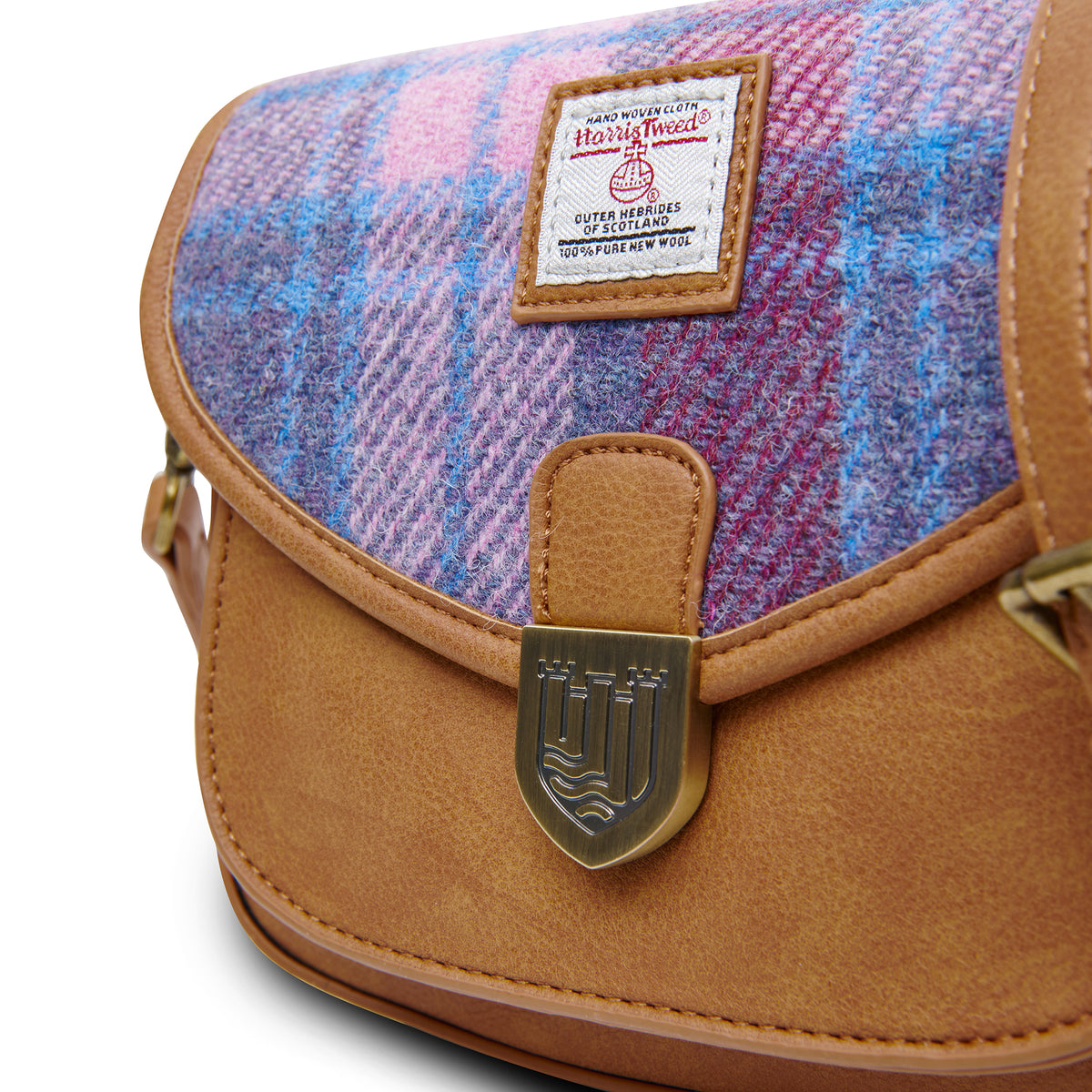 The Mini Saddle Bag – Pink and Blue