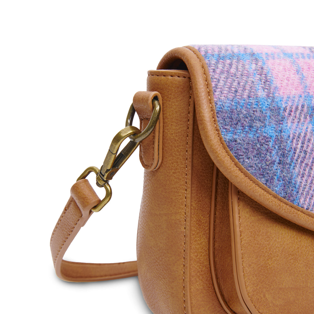 The Mini Saddle Bag – Pink and Blue