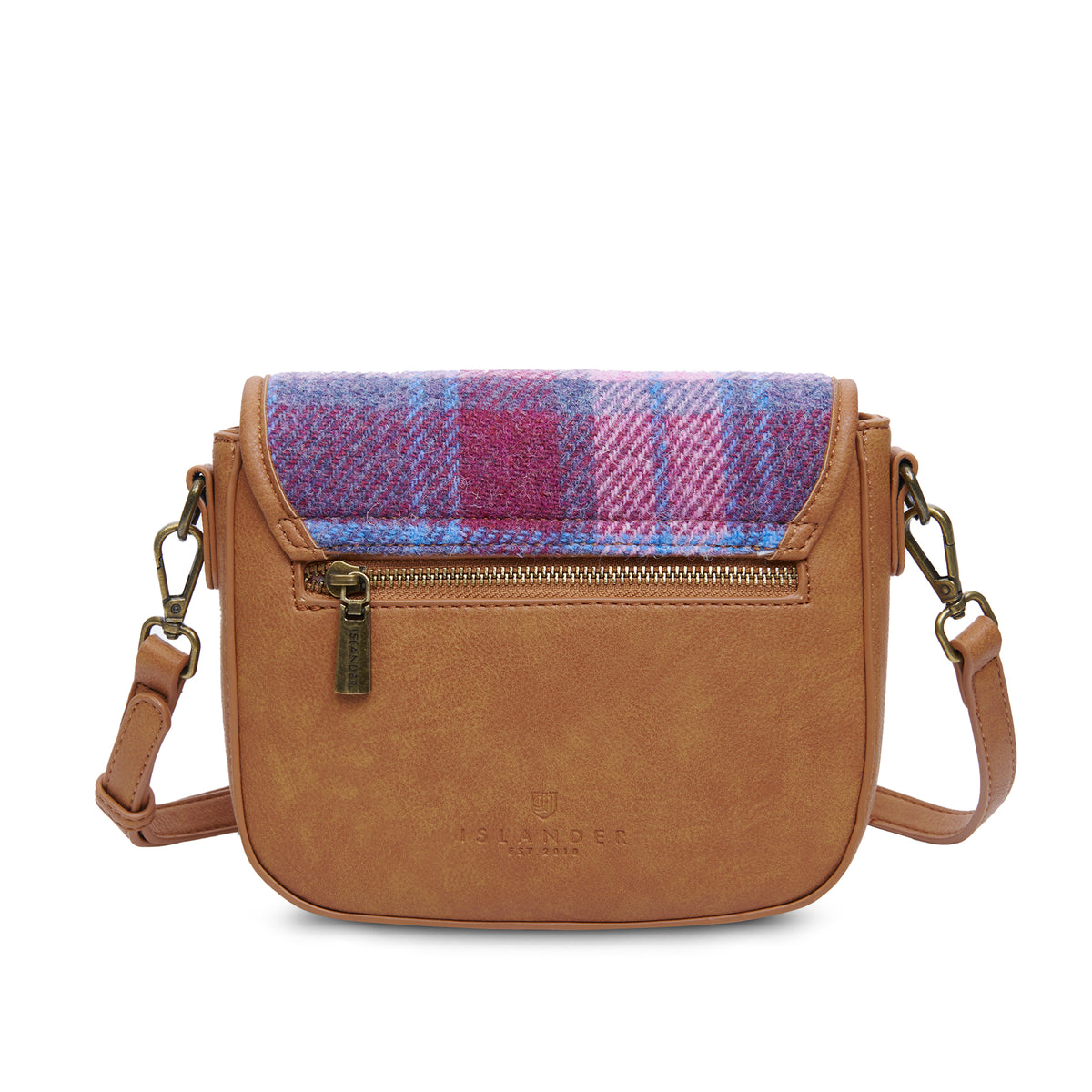 The Mini Saddle Bag – Pink and Blue