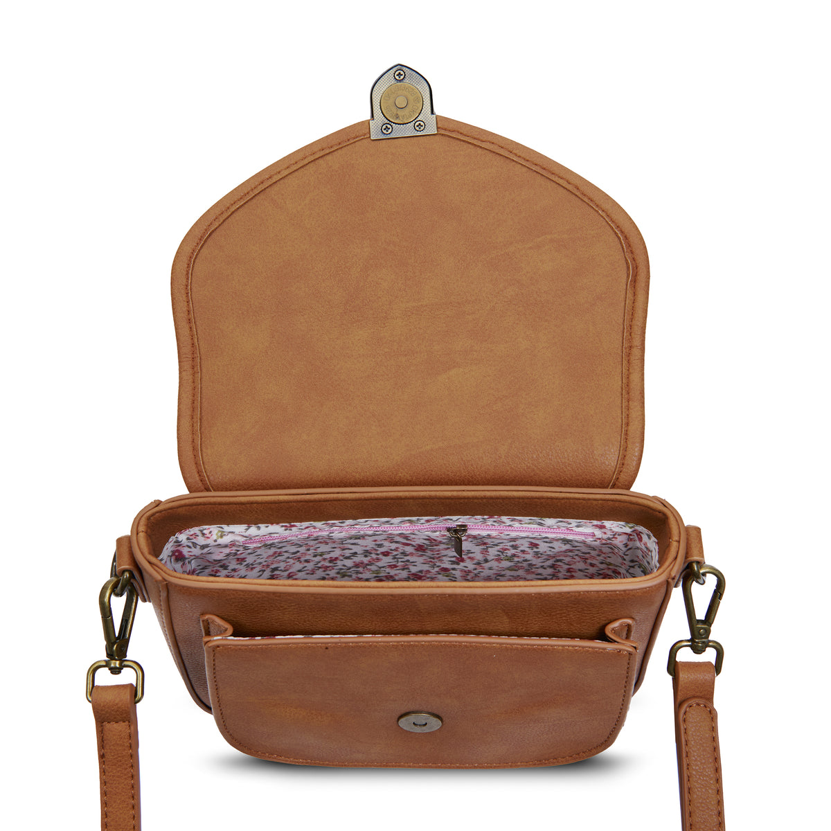 The Mini Saddle Bag – Pink and Blue