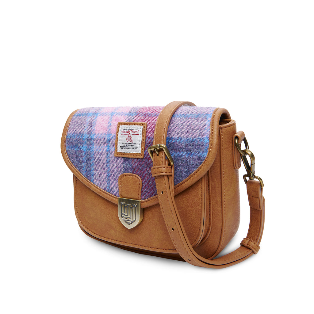 The Mini Saddle Bag – Pink and Blue