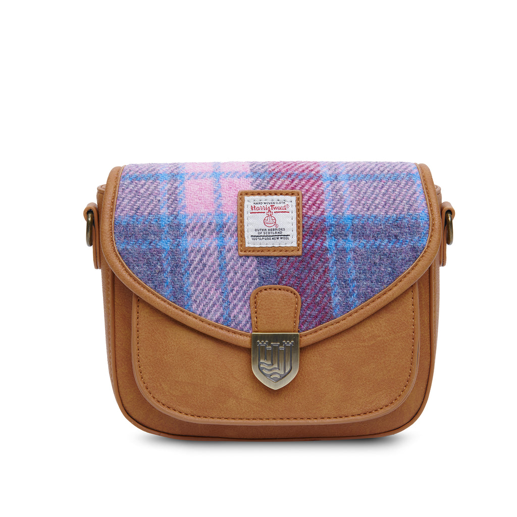 The Mini Saddle Bag – Pink and Blue